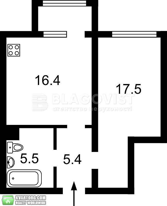Rent out 2-room apartment. Киев,  Антоновича — photo 9