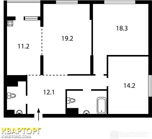 Sell 3-room apartment. Киев, Туманяна — photo 2