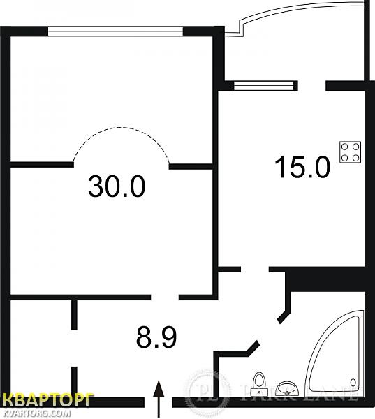 Sell 1-room apartment. Киев,  Срибнокильская — photo 2