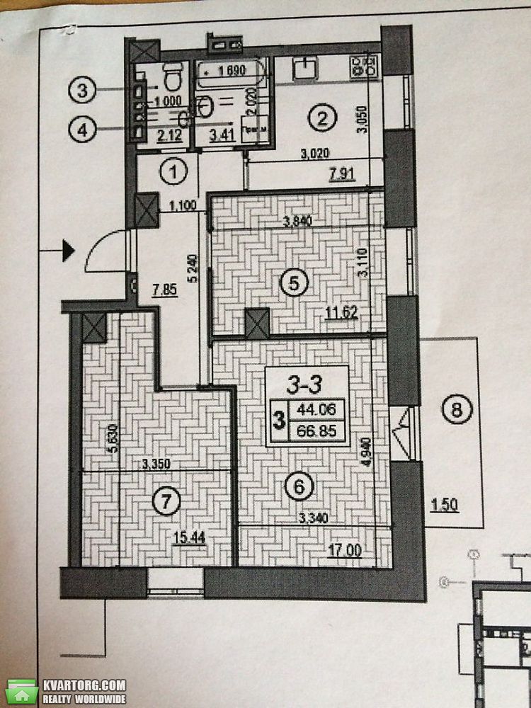 Sell 3-room apartment. Киев, Гарматная — photo 4