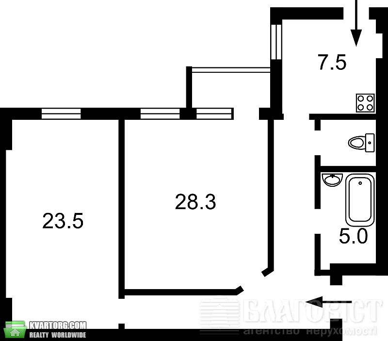 Sell 2-room apartment. Киев,  Антоновича — photo 4