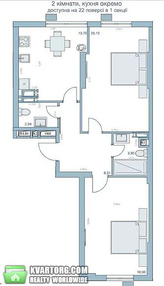 Sell 2-room apartment. Киев,  Руданского — photo 3