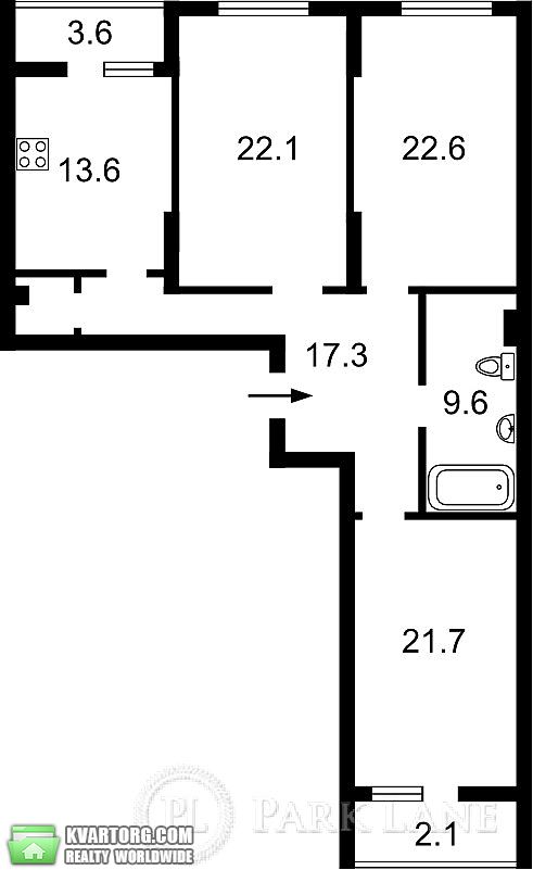 Sell 3-room apartment. Киев,  Олевская — photo 4