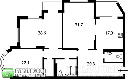 Sell 3-room apartment. Киев, Чавдар — photo 5