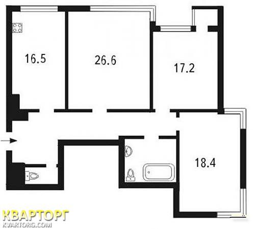 Sell 2-room apartment. Киев,  Краснозвездный пр — photo 3