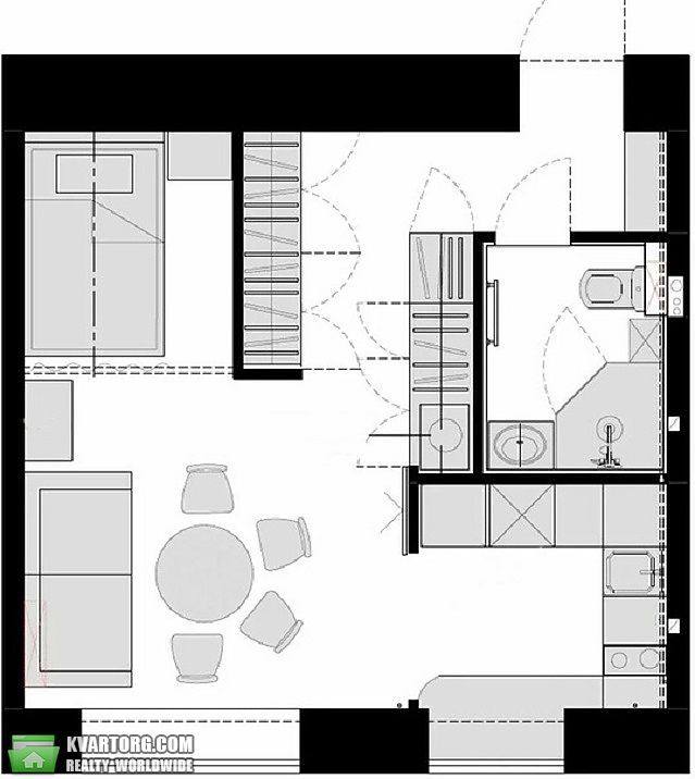 Rent out 1-room apartment. Киев,  Демиевская — photo 9