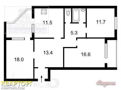 Sell 3-room apartment. Киев,  Цветаевой — photo 10