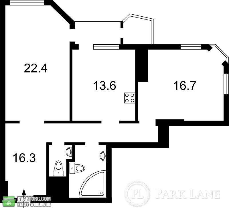 Sell 2-room apartment. Киев,  Кудряшова — photo 8