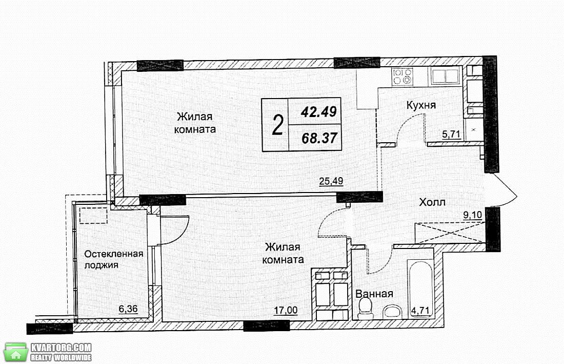 Sell 2-room apartment. Киев, Драгомирова — photo 1