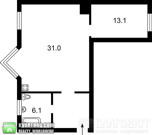 Sell 2-room apartment. Киев,  Леси Украинки бул — photo 2