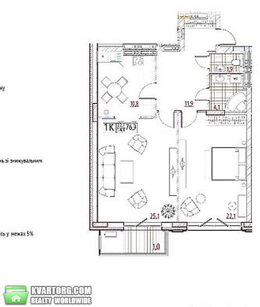 Sell 1-room apartment. Киев,  Щекавицкая — photo 3