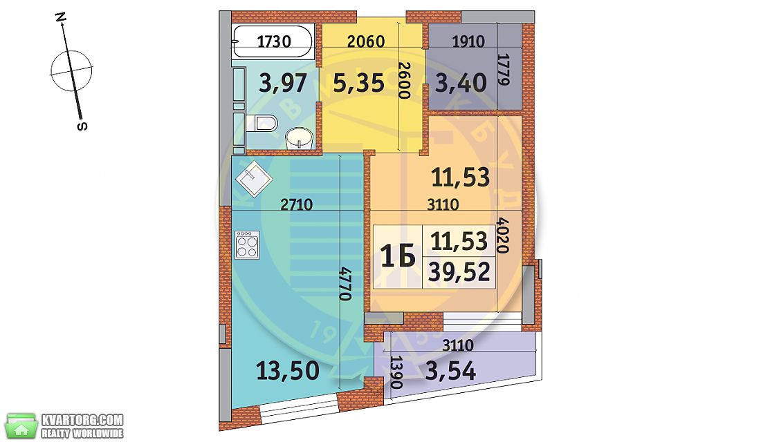 Sell 1-room apartment. Киев, ул. Богатырской — photo 1