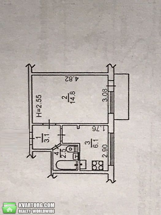 Sell 1-room apartment. Киев,  Привокзальная — photo 9