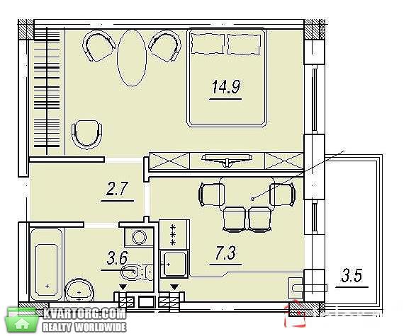 Sell 1-room apartment. Одесса, Люстдорфская дорога — photo 2