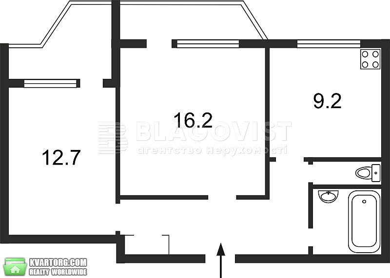 Sell 2-room apartment. Киев,  Григоренко пр — photo 4