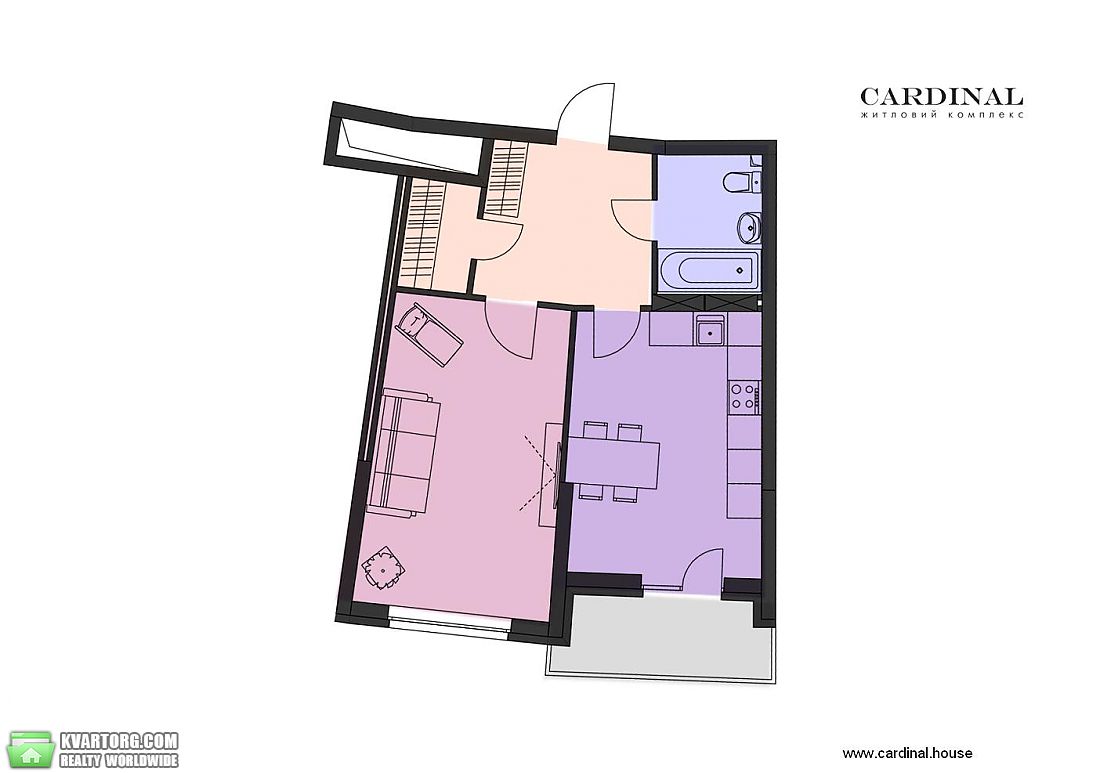 Sell 1-room apartment. Киев, Киев, А.Барбюса, 28-А — photo 1