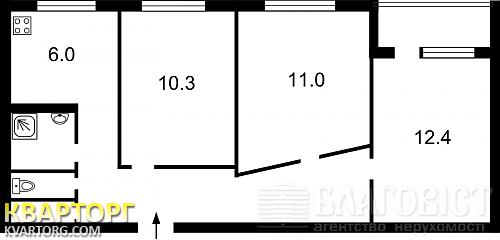 продам 3-комнатную квартиру. Киев,  Светлицкого - фото 2