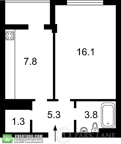 Sell 1-room apartment. Киев, Богатырская — photo 8