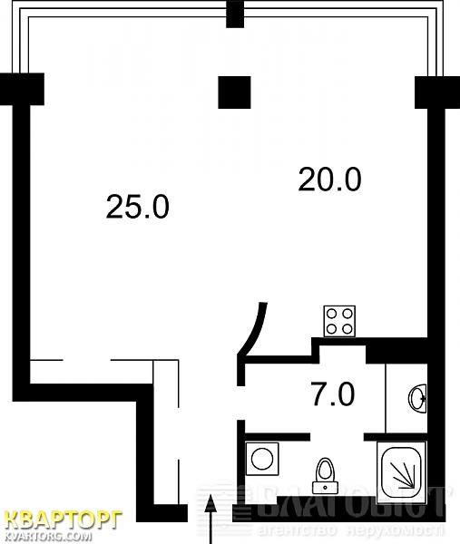Sell 1-room apartment. Киев,  Китаевская — photo 2