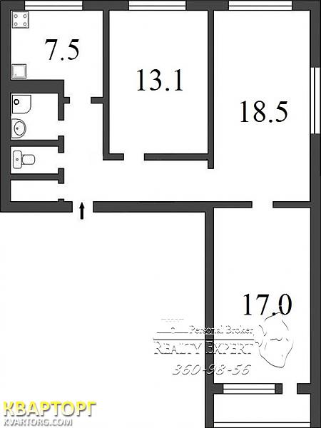 Sell 3-room apartment. Киев,  Тимошенко — photo 10