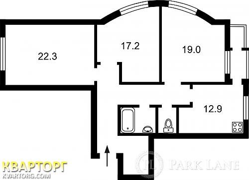 Sell 3-room apartment. Киев,  Ахматовой — photo 2