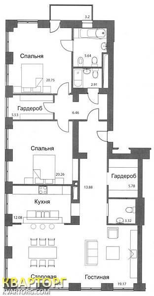 Sell 3-room apartment. Днепропетровск, Дзержинского — photo 3