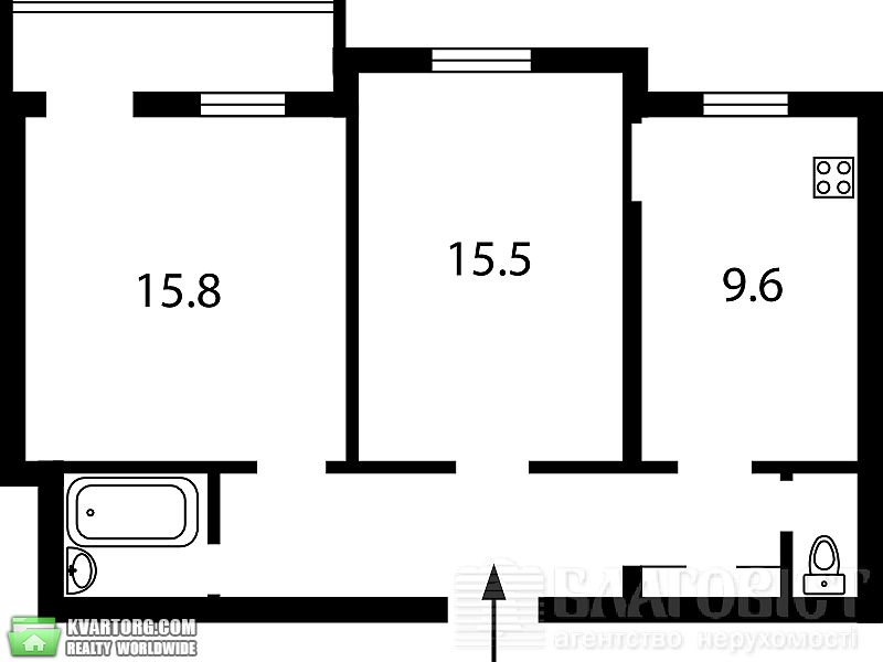 Sell 2-room apartment. Киев,  Димитрова — photo 3