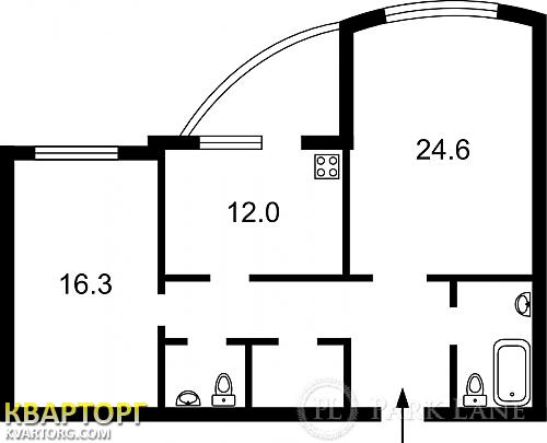 Sell 2-room apartment. Киев,  40-летия Октября просп — photo 2