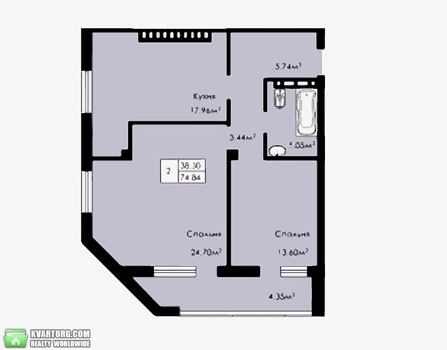 Sell 2-room apartment. Одесса, Сахарова — photo 2