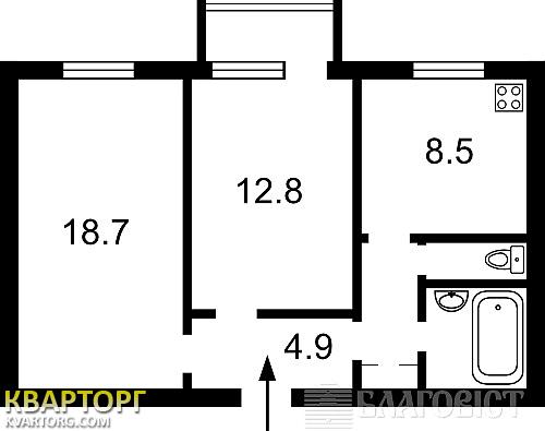 Sell 2-room apartment. Киев, Урицкого — photo 2