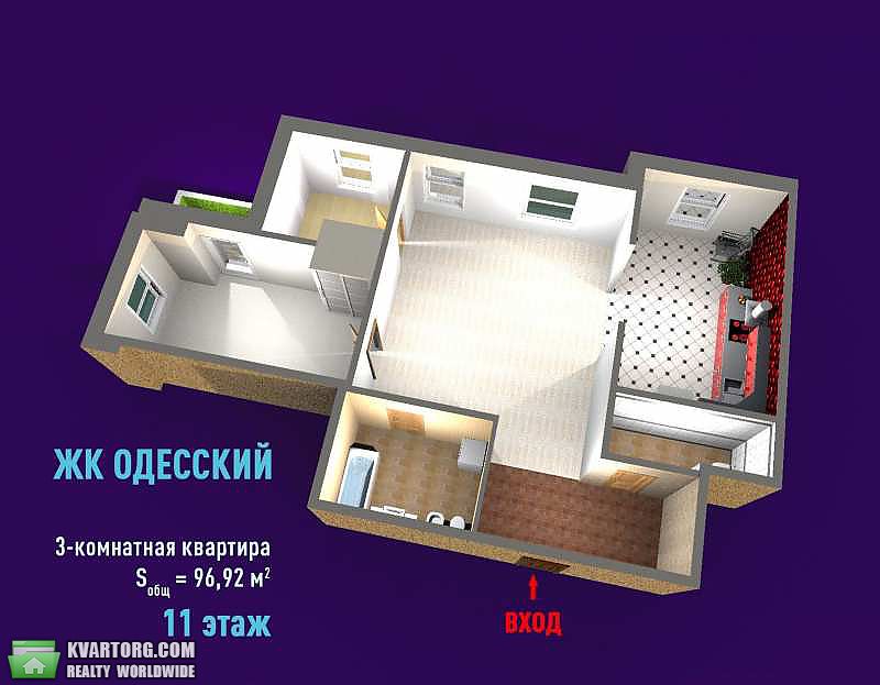 Sell 3-room apartment. Харьков, Качановская — photo 1