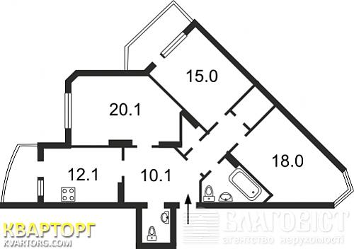 Sell 3-room apartment. Киев, Смілянська — photo 3