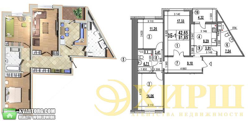 Sell 3-room apartment. Киев,  Глушкова пр — photo 2