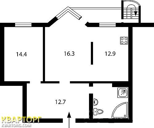 Sell 2-room apartment. Киев,  Харьковское шоссе — photo 8