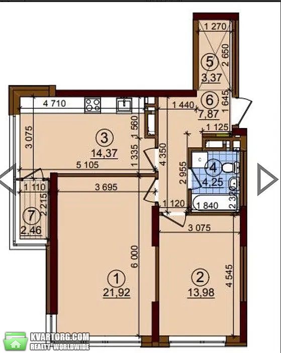 Sell 2-room apartment. Киев,  Правды пр — photo 3