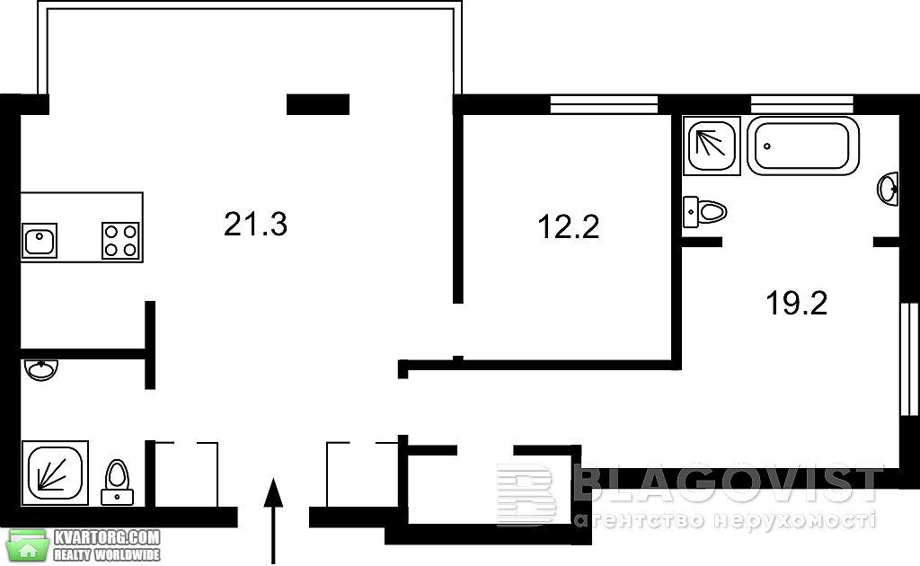 Sell 2-room apartment. Киев, Леси Украинки — photo 2