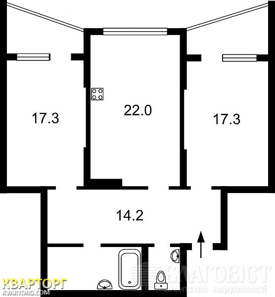 Sell 2-room apartment. Киев,  Ахматовой — photo 2