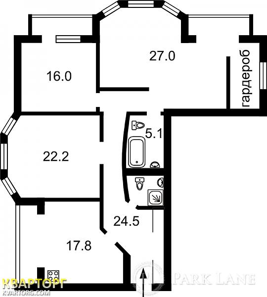 Sell 3-room apartment. Киев,  Амосова — photo 2