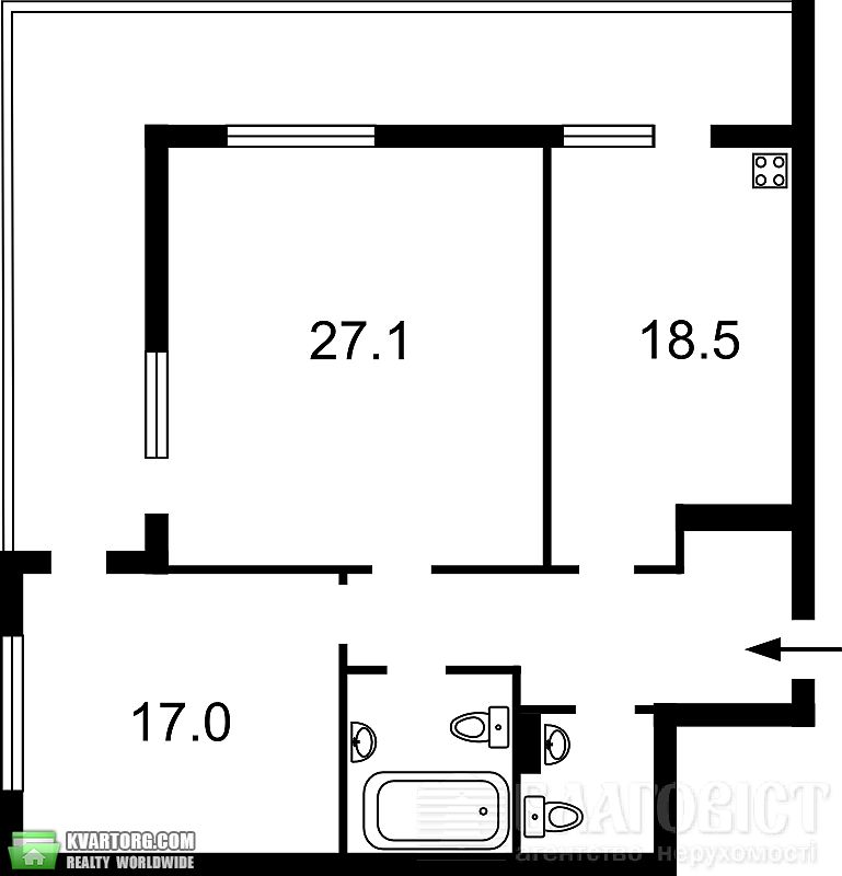 Sell 2-room apartment. Киев,  Голосеевский пр — photo 2