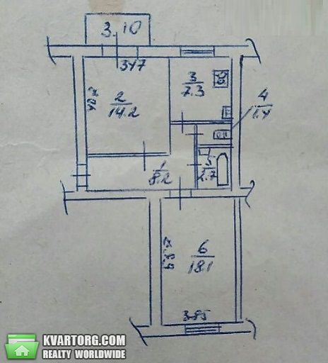 Sell 2-room apartment. Киев,  Кустанайская — photo 3