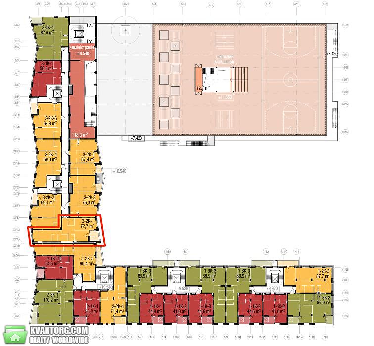 Sell 2-room apartment. Киев, Набережно-Рыбальская — photo 3