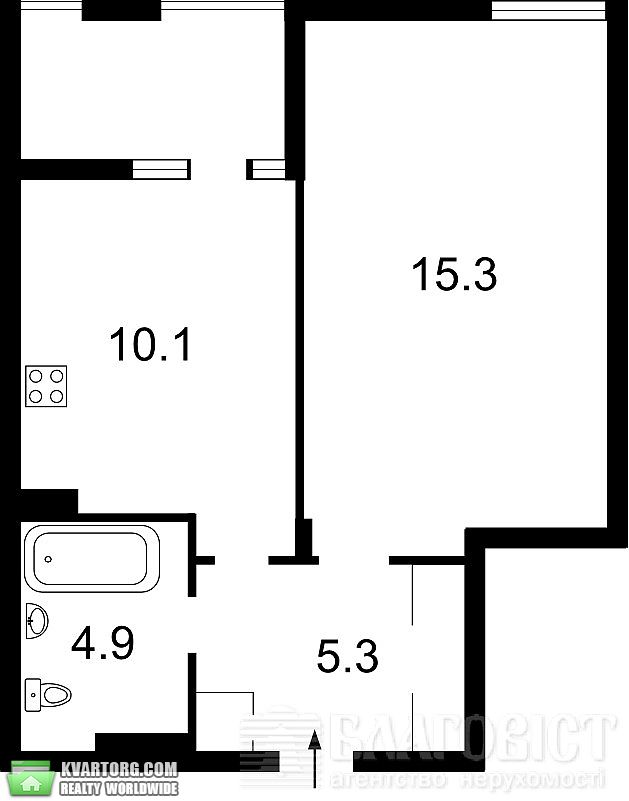 Sell 1-room apartment. Киев, регенераторна — photo 7