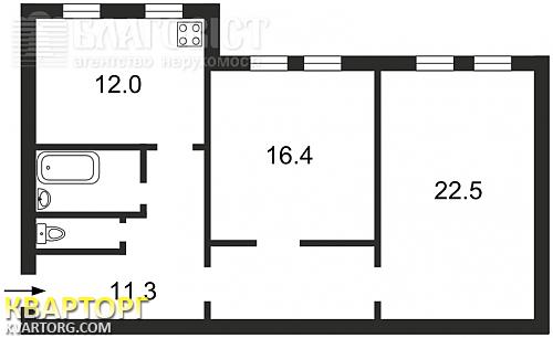 Sell 2-room apartment. Киев, Заньковецкой — photo 3