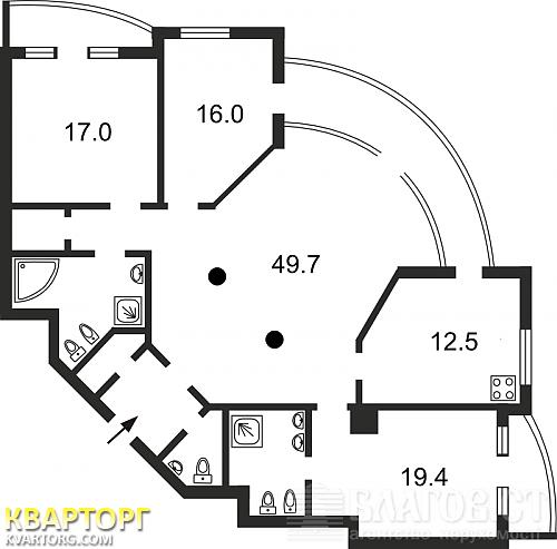 Sell 4-room apartment. Киев,  Жилянская — photo 9