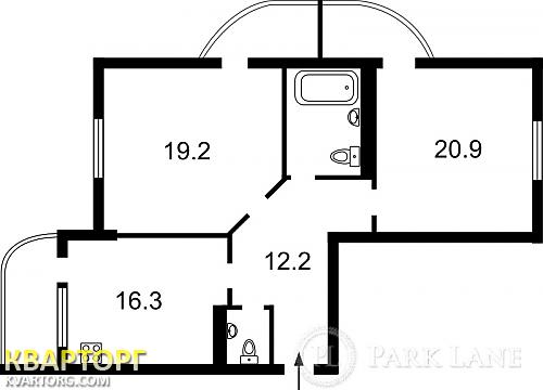 Sell 2-room apartment. Киев,  40-летия Октября просп — photo 3