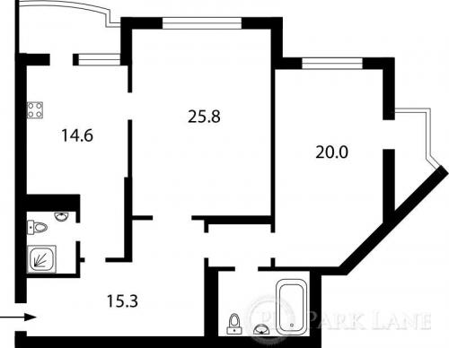 продам 2-комнатную квартиру. Киев,  Княжий Затон - фото 6