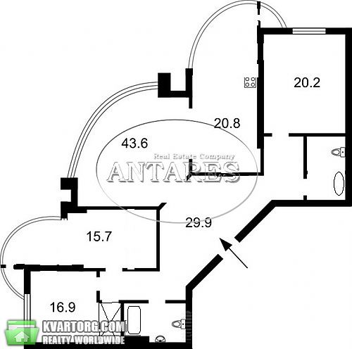 Rent out 4-room apartment. Киев,  Старонаводницкая — photo 10