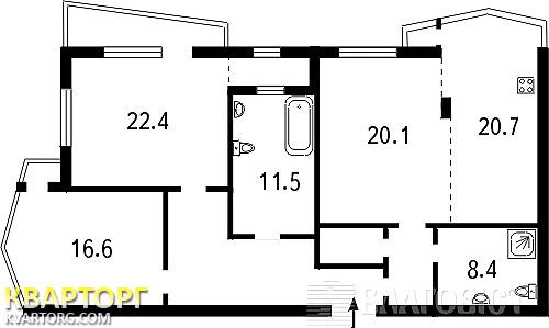 Sell 3-room apartment. Киев, Артема — photo 2