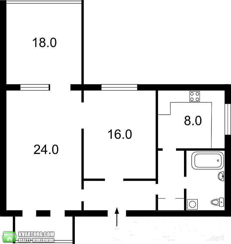 Rent out 2-room apartment. Киев,  Сечевых Стрельцов — photo 9
