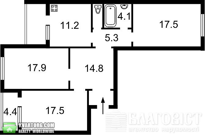 Sell 3-room apartment. Киев,  Елены Пчелки — photo 1